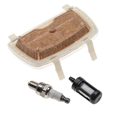 Image de vhbw Kit de filtres à air, carburant, bougie d&#039;allumage compatible avec Stihl MS 171, 201, 181, 211 scie moteur, chaîne, tronçonneuse