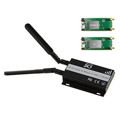 Image de KALEA INFORMATIQUE Adaptateur M2 B Key vers USB 3.0 pour Module WWAN LTE avec Support Carte SIM Compatible 3G 4G 5G