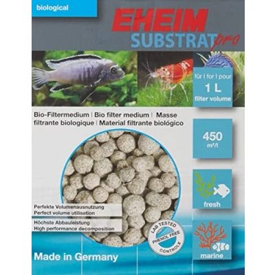 Image de Eheim Substrat Pro Filtre Biologique en Verre fritté Forme de Perle, 1 L
