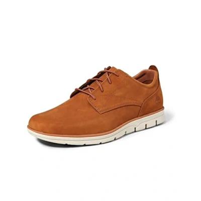 Image de Timberland Homme Bradstreet Plain Toe Sensorflex Chaussures Oxford, Marron Rust Nubuck, 45 EU