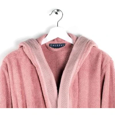 Image de Caleffi Peignoir en Coton Fuchsia Gim 76355