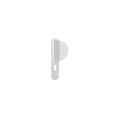 Image de Fth thirard Poignee demi paliere pour serrure de securite a poser en applique tribando sans label Coloris.Blanc