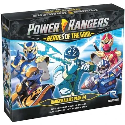 Image de Renegade Game Studios: Power Rangers : Heroes of The Grid Allies Pack #4 Expansion, 5 nouveaux héros ! jeu de figurines rôle à partir 14 ans, 2 joueurs