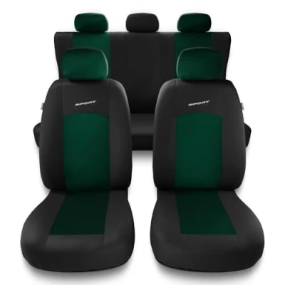 Image de Mossa Housses de siège adaptées pour Citroen C3 I, II, III (2002 2019) Housse Siege Voiture universelles Couverture S GR