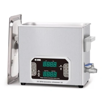 Image de Nettoyeur à ultrasons professionnel tactile DK SONIC 6L avec chauffage, minuterie, mode de nettoyage multiple pour carburateur, pièces automobiles, pistolet, carte circuits imprimés, etc.