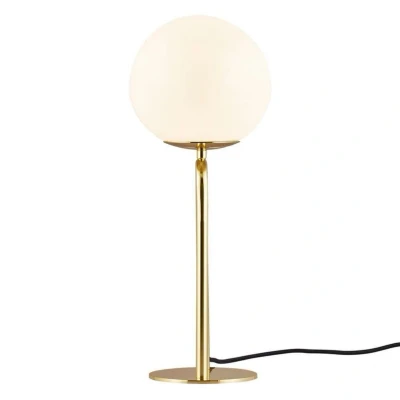 Image de DFTP by Nordlux Lampe à poser Shapes abat jour verre, blanc/laiton