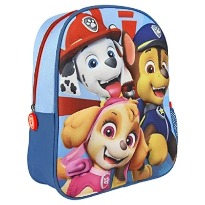 Image de CERDÁ LIFE&#039;S LITTLE MOMENTS Garçon À 3d de la Pat Patrouille Poche Simple + Latérale en Filet pour Bouteille Licence Of Sac dos, Multicolore, Taille unique EU