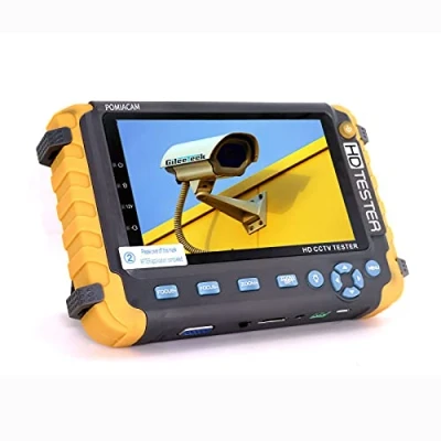 Image de Testeur de caméra sécurité IV8W 12,7 cm TFT LCD 4 en 1 8MP AHD TVI CVI CVBS coaxiale HD moniteur vidéo prend charge contrôleur PTZ/test câble UTP/entrée VGA HDMI/sortie DC12V