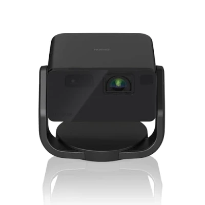 Image de Epson EF 22B Mini Smart Laser Projector Projecteur Vidéo Portable Full HD, 1920 x 1080p, Haut Parleur Bluetooth 5W, Projection au Mur, Sol ou Plafond, 1000 Lumens 150&quot;, Noir métallisé