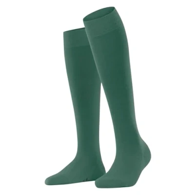 Image de FALKE Softmerino W KH laine coton unies 1 paire, Chaussettes longues Femme, Vert (Caiman 7998), 39 40