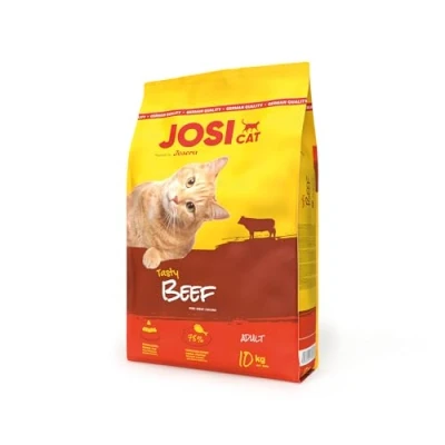 Image de JosiCat Tasty Beef 10 kg Croquettes pour chat au boeuf Développé par JOSERA Nourriture Premium adulte Sac de