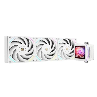 Image de Thermalright Elite Vision 360 ARGB Ventilateur de Processeur AIO Écran LCD IPS Avec résolution 320 x Pour AM5 et Intel 1700/1851 haute performance refroidi à l&#039;eau écran