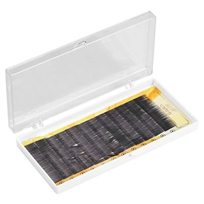 Image de 12pcs Naturel Faux Sourcil, Extension De Sourcil 3D, Sourcils Artificiels RéUtilisables Individuels En Fibre Noire(10mm)