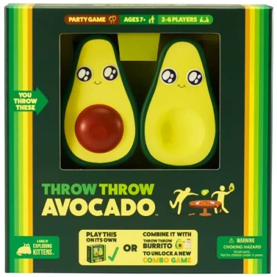 Image de Exploding Kittens Throw Avocado by Card Games for Adults Teens &amp; Kids Fun Family A Dodgeball Game, Or