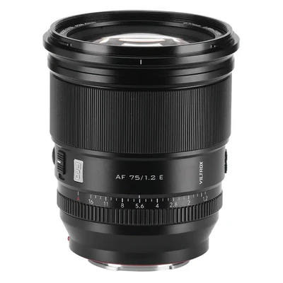 Image de Objectif APS C VILTROX XF 75 F1.2 AF PRO Ouverture Mise au point automatique Monture Sony E