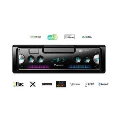Image de PIONEER SPH 20DAB Autoradio DAB/DAB+ 1 DIN Made for iPhone, Android, AOA 2.0 LCD 12 MP3, WMA, WAV, FLAC, AAC