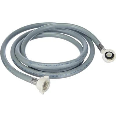 Image de Xavax Tuyau d&#039;Arrivée d&#039;Eau Froide 2.5m (Tuyau Universel pour Lave Vaisselle, Linge, Connexion 3/4&quot;(1,91 cm) Droit/Coudé Angle 90) Gris