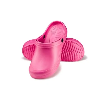 Image de ESTRO Sabot de Jardin Femme Mules Plastique Léger Gomme Chaussures Sabots Femmes F07 (38 EU, Pink)