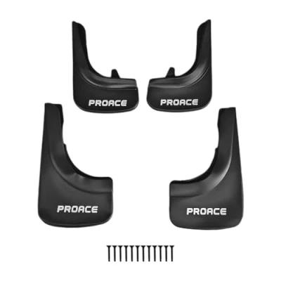 Image de Apline Compatible avec Toyota Proace 2016 2024 Bavettes Garde Boue pour l&#039;avant et l&#039;arrière 4 pièces