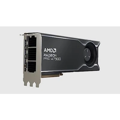 Image de AMD Radeon™ Pro W7900, Carte Graphique Professionnelle, Workstation, AI, Rendu 3D, 48 Go GDDR6, DisplaPort™ 2.1, AV1, 61 TFLOPS, 96 CUs, 295W TDP, 8K