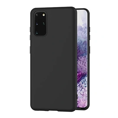Image de AICEK Coque Compatible Samsung Galaxy S20, Noir Silicone pour S20 Housse Etui Case (6,2 Pouces)