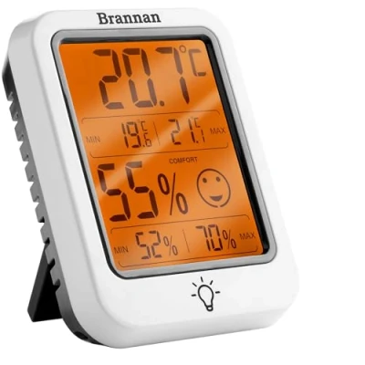 Image de Thermomètre d&#039;ambiance numérique Humidimètre intérieur Hygromètre de température ambiante précis Max Min Enregistrement Rétroéclairage