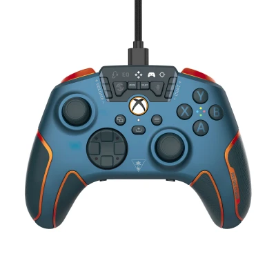 Image de Turtle Beach Recon Cloud Bleu, Orange Bluetooth/USB Manette de jeu Analogique/Numérique Android, PC, Xbox, Xbox One, Series S, X