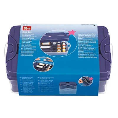 Image de Prym Disc_612406 Click Box with Sorting Insert for Sewing Threads