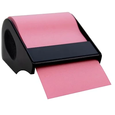 Image de RNKVERLAG CT1831 Rouleau de notes repositionnables dans un dérouleur, 60 mm x 10 m, rechargeable, rose pastel, 1 pièce