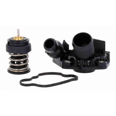 Image de VEMO V20 99 1301 Boîtier du thermostat 85C avec joint d&#039;étanchéite, sans pompe à eau