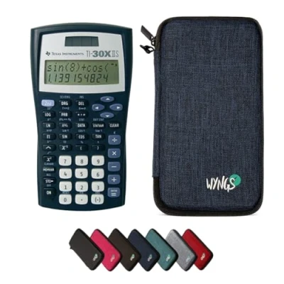 Image de CALCUSO Ensemble de Base Bleu avec Calculatrice TI 30XIIS