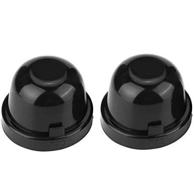 Image de Qiilu Couvre Poussière de Phare voiture, Couvercle Phare, 2 Pièces 70mm Voiture Ampoule LED en Caoutchouc étanche à la D&#039;étanchéité