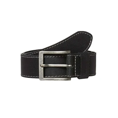 Image de Wrangler STITCHED BELT Ceinture Homme Noir (Black) 115