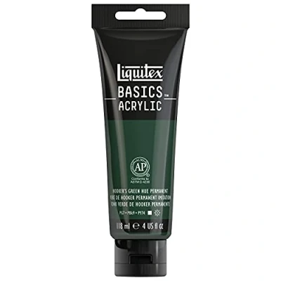 Image de Liquitex Acrylique Basics Tube, Vert De Hooker, 118ml