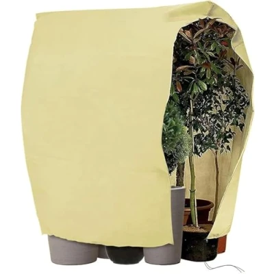 Image de Hydrogarden Housse hivernage pour Plantes, d&#039;hivernage Non tissée 140 g/m² Protection Contre Le Gel des Plantes en Palmier et Olivier (250x360cm)