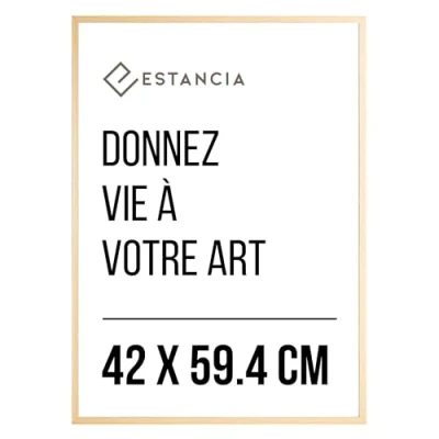 Image de Estancia Cadre En Bois De Chêne 42x59,4 cm (A2) Moderne Photo din A2