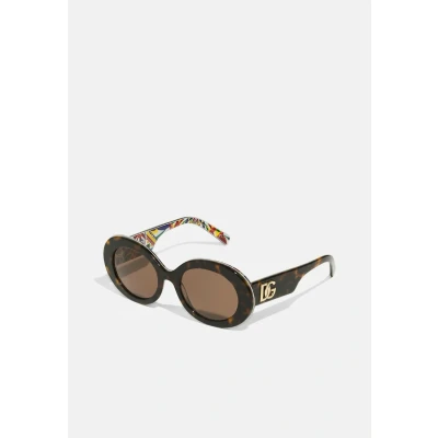 Image de Dolce&amp;Gabbana Lunettes de soleil, Femme, Taille: 51, Havana/white