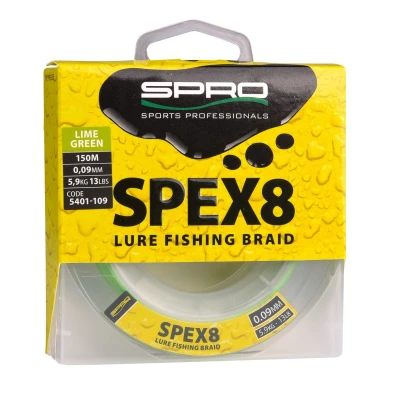 Image de Spro Spex8 Braid Lime Green (150m) Maat : 0.18mm
