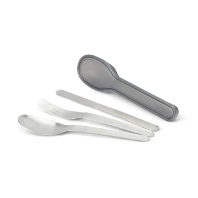 Image de Ensemble de couverts réutilisables Acier inoxydable