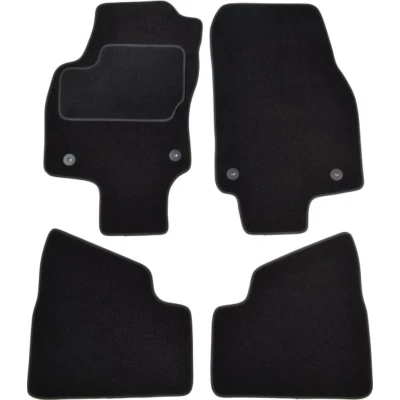 Image de MAMMOOTH A041 OPL65 PRM 01 Ensemble de tapis sol Textile avant et arrière 4 noir Sur mesure OPEL: Astra H GTC, 3/5 portes, Caravan