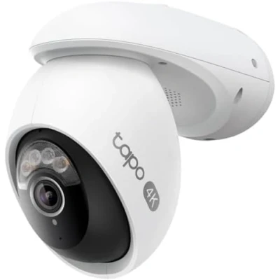Image de Tapo C560WS Caméra de Surveillance extérieure Wi FI 4K 360, 6 Double Bande, Vision Nocturne Couleur, détection IA Gratuite, Suivi Intelligent, Alarme Lumineuse et sonore, Audio bidirectionnel