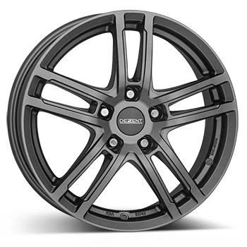 Image de DEZENT 5Trou 17Pouce 108mm Jante alu TZ graphite graphit matt TTZ7HGA55E16