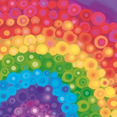 Image de Lot de 20 serviettes en papier avec motif arc ciel aux couleurs aquarelles colorées Idéales comme décoration table Conviennent également pour le découpage et la technique des 33