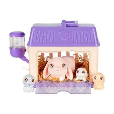 Image de Little Live Pets Mama Surprise P&#039;tits Lapins, Prends Soin de la Maman Lapin dans Son clapier pour découvrir 2, 3 ou 4 bébés