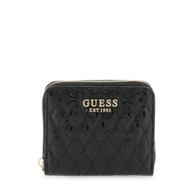 Image de Guess Betula SLG Small ZIP Around Portefeuille, Femme, Taille: One Size, Nero
