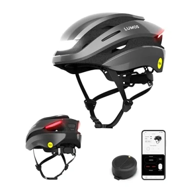 Image de Lumos Ultra Casques Unisexe, Gris cendré avec MIPS, M L (54 61cm)