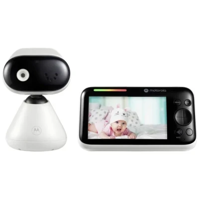 Image de Motorola Nursery PIP1500 Babyphone avec Caméra Unité Parent 5&quot; Communication Bidirectionnelle Température Ambiante Vision Nocturne Infrarouge Portée 300 m