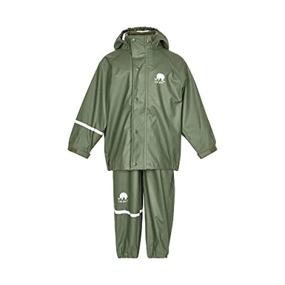 Image de Celavi Rainwear Suit Basic Pantalon de pluie Garçon Vert (Army) FR : 24 mois (Taille fabricant 92)