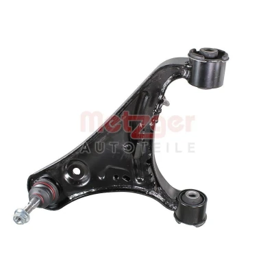 Image de METZGER 58166801 Bras de suspension avec support en caoutchouc, rotule Essieu avant gauche, supérieur barre oscillant transversal