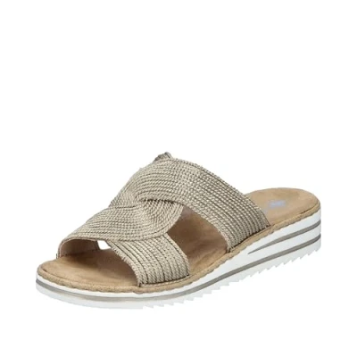 Image de Rieker Femme V06r4 Mules, Or, 42 EU